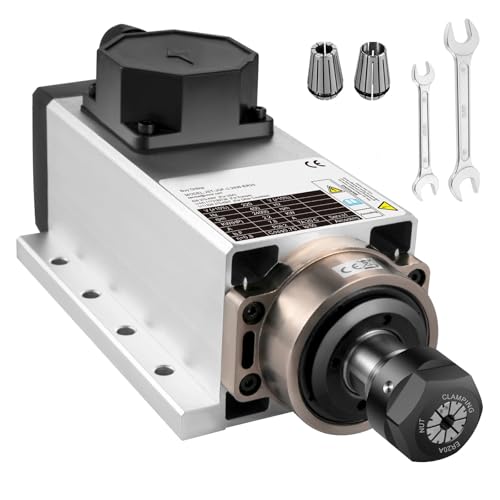 YVAAASIYC 2,2 KW CNC-Spindelmotor mit quadratischer luftgekühlter ER20-Spannzange, 4-Lager-Frequenzumrichter, Router, Gravur-Fräsmaschine YVAAASIYC 2,2 KW CNC-Spindelmotor mit quadratischer luftgekühlter ER20-Spannzange, 4-Lager-Frequenzumrichter, Router, Gravur-Fräsmaschine von YVAAASIYC