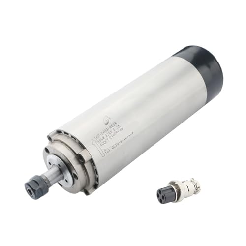 YVAAASIYC 220/V 0,8 KW CNC Luftgekühlter Spindelmotor ER11 24000 U/min D = 80 mm Holzbearbeitungs-Rundspindel for CNC-Fräsgravur und -Fräsen von YVAAASIYC