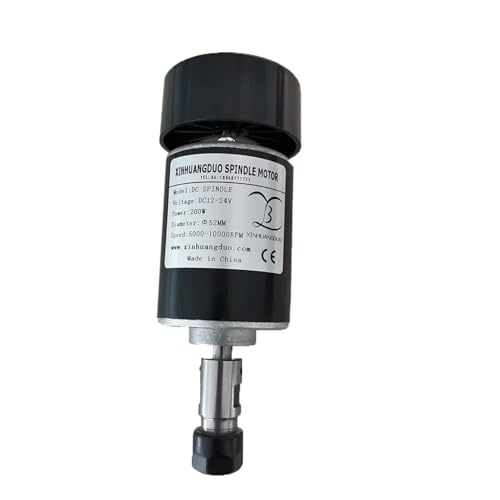 YVAAASIYC 24 V 200 W 10000 U/min Luftgekühlter Spindelmotor CNC 200 W Spindelmotor(Package1 ER11) von YVAAASIYC