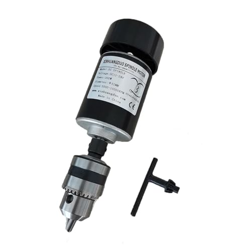 YVAAASIYC 24 V 200 W 10000 U/min Luftgekühlter Spindelmotor CNC 200 W Spindelmotor(Package3Turn Chuck) von YVAAASIYC