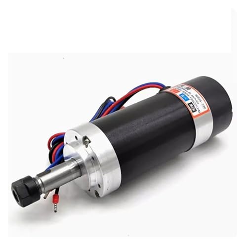 YVAAASIYC CNC-Spindel, 500 W, bürstenloser Gleichstrom-Spindelmotor, Netzteil, Treiber, 55 mm Klemmhalterung, ER16/ER11 Spannzange(ER16) von YVAAASIYC