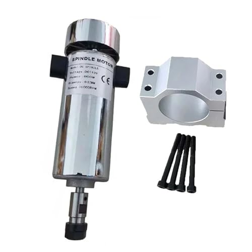 YVAAASIYC Luftgekühlter 0,8 kW DC110V 20000 U/min CNC-Spindelmotor-Kit ER11/Spannfutter 800 W Spindelmotor + Drehzahlregler der Stromversorgung for Gravieren(800W ER11 Set 1) von YVAAASIYC