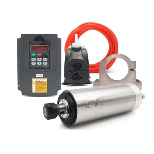 YVAAASIYC VFD CNC-Spindelmotor-Kits 220/V 2,2 KW CNC VFD + 220/V 2,2 KW 4 Lager 400 Hz 24000 U/min Φ80 mm wassergekühlter Spindelmotor + 220/V 75 W Wasser YVAAASIYC VFD CNC-Spindelmotor-Kits 220/V 2,2 KW CNC VFD + 220/V 2,2 KW 4 Lager 400 Hz 24000 U/min Φ80 mm wassergekühlter Spindelmotor + 220/V 75 W Wasser von YVAAASIYC
