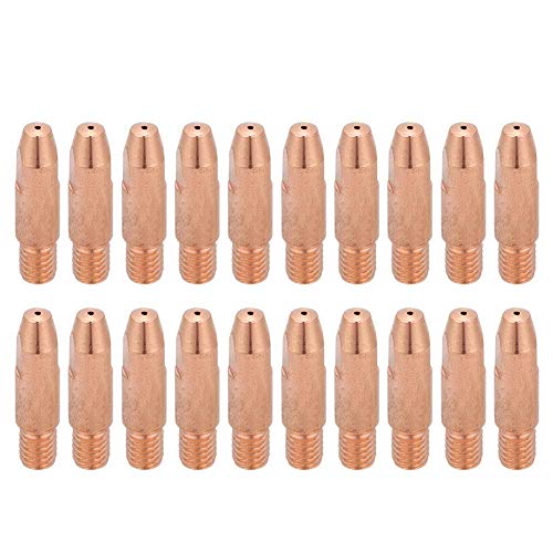20 Stücke Kupfer Kontaktspitze 0,8mm Schweißdüsen M6 für 24KD MIG/MAG Schweißbrenner 20 Stücke Kupfer Kontaktspitze 0,8mm Schweißdüsen M6 für 24KD MIG/MAG Schweißbrenner von YWBL-WH