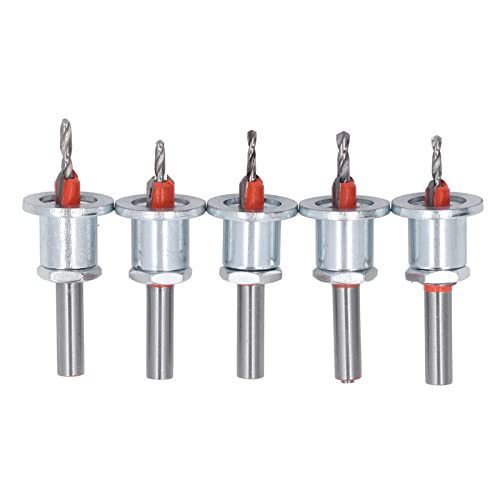 5-teiliges Verstellbares Senkerbohrer-Set für Holz- und Metall-Elektrowerkzeuge mit Koffer 5-teiliges Verstellbares Senkerbohrer-Set für Holz- und Metall-Elektrowerkzeuge mit Koffer von YWBL-WH