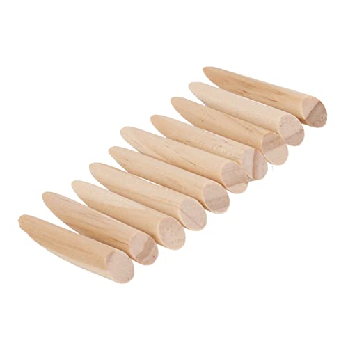 50-teiliges Taschenlochdübel-Set, 9,5 Mm, Holzdübel-Vorrichtungs-Set, Zubehör für Taschenloch-Vorrichtung, Holzbearbeitung, Basteln, Holzmaterial (Kiefer) von YWBL-WH