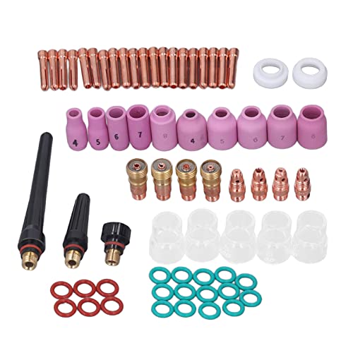 68 STÜCKE WIG-Brenner-Verbrauchsmaterial-Zubehör-Kit Gaslinsen-Setup für WP 17 18 26 von YWBL-WH
