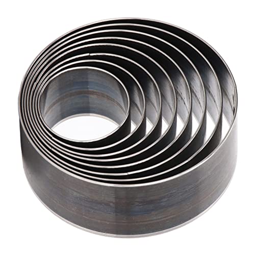 8-teiliges Leder-Rundlocher-Set aus Legiertem Stahl, Leder, Stanzwerkzeug-Set, 25 Mm, 30 Mm, 35 Mm, 40 Mm, 45 Mm, 50 Mm, 55 Mm, 60 Mm 8-teiliges Leder-Rundlocher-Set aus Legiertem Stahl, Leder, Stanzwerkzeug-Set, 25 Mm, 30 Mm, 35 Mm, 40 Mm, 45 Mm, 50 Mm, 55 Mm, 60 Mm von YWBL-WH