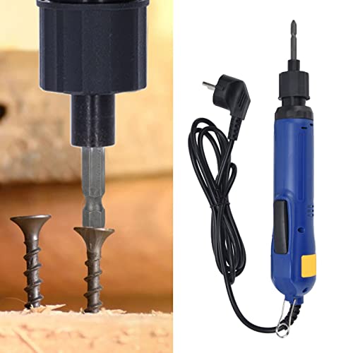 900 U/min Elektroschrauber mit Bitschaft, Geradem Griff, Sechskant-Schraubendreher, EU-Stecker, 220 V von YWBL-WH