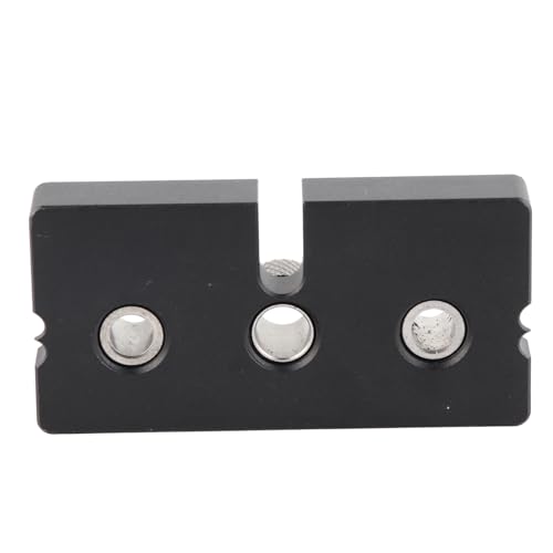 Aluminium Holzbearbeitungsloch -Puncher -Werkzeug, Langlebig und Einfach zu Bedienende Holzdoweling Schablone, für Projekte (BLACK) von YWBL-WH