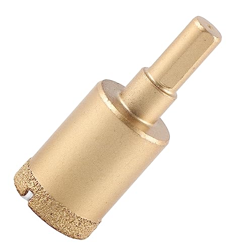 Diamantbohrer Bit für Glasfliesen -Granit -Marmorporzellan, Robust und Langlebig, für Saubere und Genaue Löcher, Anwendbar für Porzellanglas Marmor Keramik Gestein, Kohlenstoffstahl + (25mm) von YWBL-WH