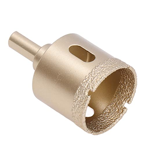 Diamantbohrer Bit für Glasfliesen -Granit -Marmorporzellan, Robust und Langlebig, für Saubere und Genaue Löcher, Anwendbar für Porzellanglas Marmor Keramik Gestein, Kohlenstoffstahl + (38 mm) von YWBL-WH
