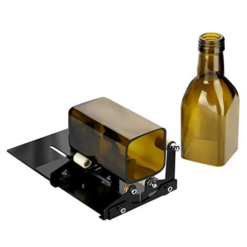 Glasflaschenschneider Flaschenschneidemaschine, Weinflaschen und Bierflaschenschneider für quadratische und runde Flaschen von YWBL-WH