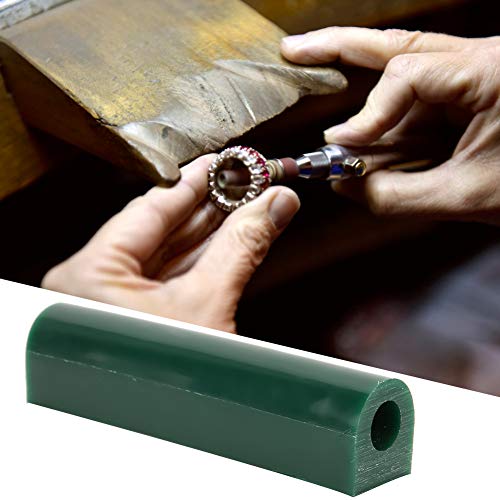 Grüne Wachsringrohrform, Schmuckwachs-Schmuck-Verarbeitungswerkzeug, Zufriedenheitsgarantie, Hochwertiges Wachsmaterial, Glattes Innenraum, Großartige Leistung, 15mm von YWBL-WH
