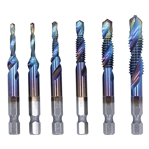 Hochgeschwindigkeits -Stahl -Kombination Bit Hex Shank Bohrer Tippset Schneidkit Zum Bohren und Klopfen, Bohrkit, Schneidset Kit Hochgeschwindigkeits -Stahl -Kombination Bit Hex Shank Bohrer Tippset Schneidkit Zum Bohren und Klopfen, Bohrkit, Schneidset Kit von YWBL-WH