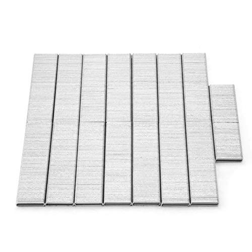 Hochwertige Nagelpistole Staples 2040pcs für Grundnahrungsmittelpistole, Korrosionsbeständigkeit mit Heller Oberfläche für Bildrahmen und Hauswicke (425k 2040) von YWBL-WH
