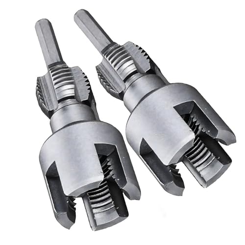 Integrierter Interner und Externer Rohrgewindewerkzeug Elektrische Bohrmaschine Kompatibel 2 in 1 PVC Pipe Threader Kit Dual -Funktion Rohrleitungen Fadenschneidwerkzeug Integrierter Interner und Externer Rohrgewindewerkzeug Elektrische Bohrmaschine Kompatibel 2 in 1 PVC Pipe Threader Kit Dual -Funktion Rohrleitungen Fadenschneidwerkzeug von YWBL-WH