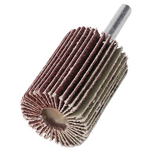 Klappenscheibe,Schaftschleifen Polierscheibe Schleifen Schleifpapier Klappenscheibe Scheibe mit 6mm Schaft 30 × 40 × 6mm von YWBL-WH