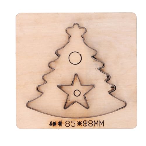 Leder-Stanzform, Weihnachtsbaum, Leder-Stanzwerkzeug-Set, Lochstanzer, Leder-Stanzwerkzeug für Lederhandwerk Leder-Stanzform, Weihnachtsbaum, Leder-Stanzwerkzeug-Set, Lochstanzer, Leder-Stanzwerkzeug für Lederhandwerk von YWBL-WH