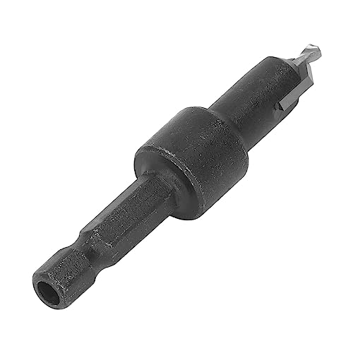 Senker-Bohrer-Set, Runder Schaft, Fräser-Bit, Senker, Sechskantschaft, Verstellbarer Ersatz mit Schraubenschlüssel, Aufbewahrungsbehälter für Holz, Metall, Elektrowerkzeug von YWBL-WH