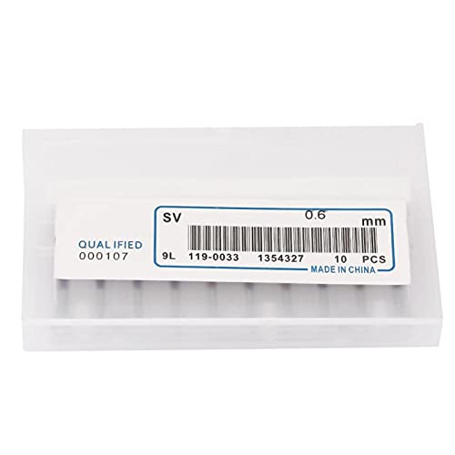 YWBL-WH 0.6mm Schaftfräser Wolframcarbid PCB Fräser Blau beschichteter CNC Fräser Set mit Einer Box - 10 Stück, Fräser YWBL-WH 0.6mm Schaftfräser Wolframcarbid PCB Fräser Blau beschichteter CNC Fräser Set mit Einer Box - 10 Stück, Fräser von YWBL-WH