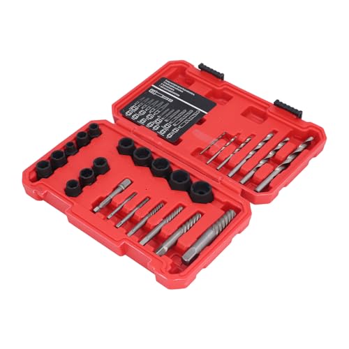 YWBL-WH 26 PCs Langable Screw Extractor Kit Zum Entfernen von Gestreiften Muttern und Schrauben, Ideal für Vielseitige Anwendungen für Mechaniker und -Enthusiasten YWBL-WH 26 PCs Langable Screw Extractor Kit Zum Entfernen von Gestreiften Muttern und Schrauben, Ideal für Vielseitige Anwendungen für Mechaniker und -Enthusiasten von YWBL-WH