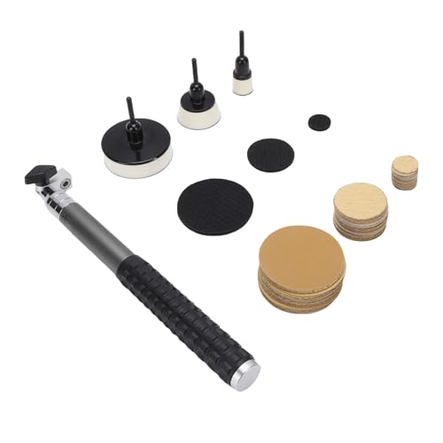 YWBL-WH 75 Stück Schleifpapierpolierkit, Aluminiumlegierung mit Zwei Lagerkopf für Holzbearbeitung, 1 Zoll, 2 Zoll Durchmesser, Gebogene und Flache Oberflächen, Handpoliersatz YWBL-WH 75 Stück Schleifpapierpolierkit, Aluminiumlegierung mit Zwei Lagerkopf für Holzbearbeitung, 1 Zoll, 2 Zoll Durchmesser, Gebogene und Flache Oberflächen, Handpoliersatz von YWBL-WH