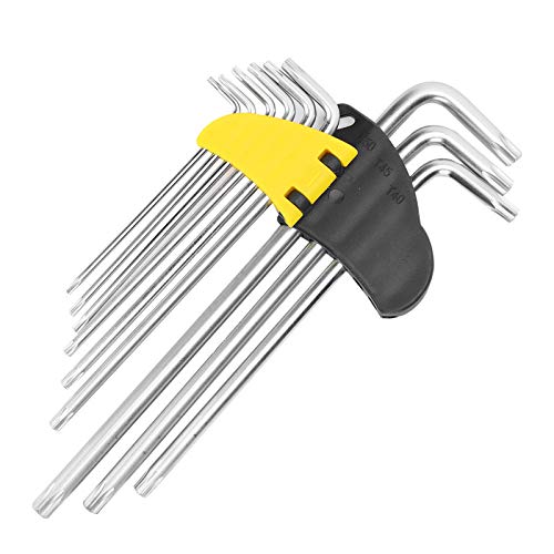 YWBL-WH 9pcs Sternschlüsselschlüssel Set Inner Hex Schraubenschlüssel Sechskantschlüssel Langarm Sternschlüssel für Auto Reparatur YWBL-WH 9pcs Sternschlüsselschlüssel Set Inner Hex Schraubenschlüssel Sechskantschlüssel Langarm Sternschlüssel für Auto Reparatur von YWBL-WH