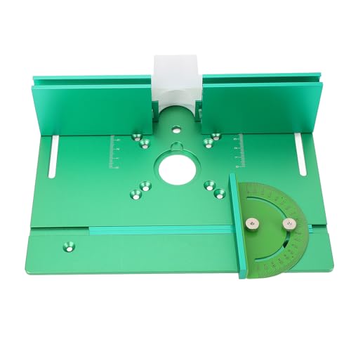 YWBL-WH Aluminium Router Tischeinsatzplatte Verschleiß Resistent Bequem Einstellbar für die Trimm -Gravurmaschine Grün YWBL-WH Aluminium Router Tischeinsatzplatte Verschleiß Resistent Bequem Einstellbar für die Trimm -Gravurmaschine Grün von YWBL-WH