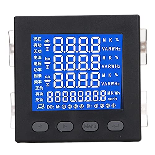 YWBL-WH Black 3 Phase Electric Power Mess Meter LCD Multifunktionelle Flamme -Reparaturen -Energie Panel Messgerät für den Langfristigen Gebrauch, Geeignet für Industrielle Einstellungen YWBL-WH Black 3 Phase Electric Power Mess Meter LCD Multifunktionelle Flamme -Reparaturen -Energie Panel Messgerät für den Langfristigen Gebrauch, Geeignet für Industrielle Einstellungen von YWBL-WH