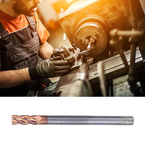 YWBL-WH Carbid -Endmühle 4mm 4 Flöten Nano -Beschichtung Spiral End Mill Wolfram Stahl CNC Fräser Bit, Lange Lebensdauer, Hohe Effizienz, Arbeiten auf CNC Maschinen, Geeignet für Hart (5PCS) von YWBL-WH