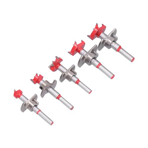 YWBL-WH Forstnerbohrer-Set aus Verdicktem Legiertem Stahl, Hohe Härte, Gebogener Kopf, Präzises Bohren, 15 Mm, 20 Mm, 25 Mm, 30 Mm, 35 Mm, Möbel, Holzbearbeitung YWBL-WH Forstnerbohrer-Set aus Verdicktem Legiertem Stahl, Hohe Härte, Gebogener Kopf, Präzises Bohren, 15 Mm, 20 Mm, 25 Mm, 30 Mm, 35 Mm, Möbel, Holzbearbeitung von YWBL-WH