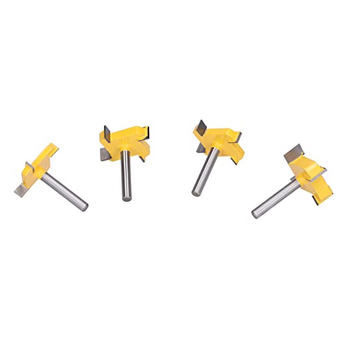 YWBL-WH Glattes Aussehen, 1/4 -Zoll -Schaftabflachungs Router Bit PTFE Beschichtung, Hochwertige Holzbearbeitungsschneider mit Vielseitigen Materialien Zum Grooven und Trimmen, YWBL-WH Glattes Aussehen, 1/4 -Zoll -Schaftabflachungs Router Bit PTFE Beschichtung, Hochwertige Holzbearbeitungsschneider mit Vielseitigen Materialien Zum Grooven und Trimmen, von YWBL-WH
