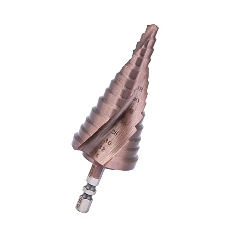 YWBL-WH Hartes Stiefmaschinenbohrer-Set, Weastresistente Hochgeschwindigkeitsstahl, 7 Größen für Edelstahl, Holz, Aluminium, PVC-Platte (6-35) von YWBL-WH