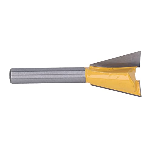 YWBL-WH Holzbearbeitungs -Schwalbenschwanz -Router, 1/4 Router Bit, Wolfram -Stahllegierung PTFE -Beschichtung, mit Schaftdurchmesser (1/4*3/4) von YWBL-WH
