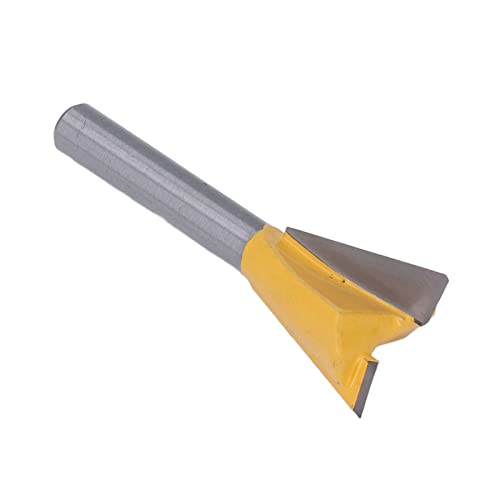 YWBL-WH Holzbearbeitungs -Schwalbenschwanz -Router, 1/4 Router Bit, Wolfram -Stahllegierung PTFE -Beschichtung, mit Schaftdurchmesser (1/4*7/8) von YWBL-WH