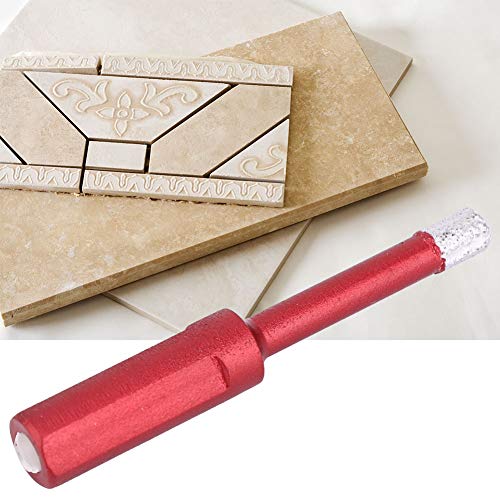 YWBL-WH Loch Sägeschneider Bit Keramikglas Steinbohrer für eine Effiziente Öffnung für Gegliederte Fliesen (Keramik Trockenbohrer 6 mm) von YWBL-WH