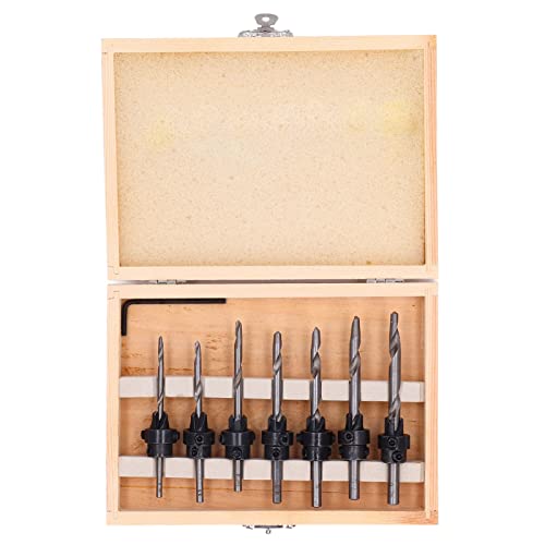 YWBL-WH Premium Tapered Bohrerset - Hochgeschwindigkeits -Stahl Countersink Bitschraube für Holzbearbeitungsprojekte YWBL-WH Premium Tapered Bohrerset - Hochgeschwindigkeits -Stahl Countersink Bitschraube für Holzbearbeitungsprojekte von YWBL-WH