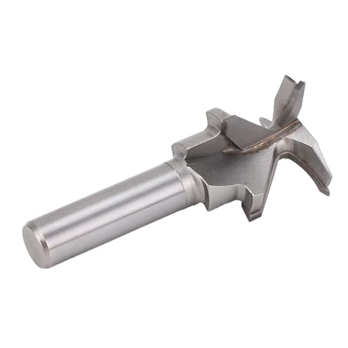 YWBL-WH R18 3 Flötenzunge und Groove Router Bit 1/2 Zoll Schaft, Premium-Carbid-Holzbearbeitungs-Router-Bitschneider für 10-20-mm-Holztür für Festkörper und Partikeln von YWBL-WH
