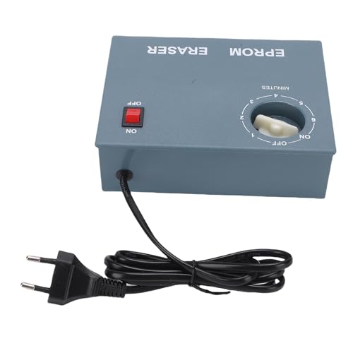 YWBL-WH Radiergummi für EPROM -Chips, Mechanische Timer -Halbleiter -Wafer -Löwenmaschine für die Heilung der Entwicklung, 60 Min Timer, Leichte Kompaktkonstruktion, Premium -ABS (EU-Stecker) von YWBL-WH