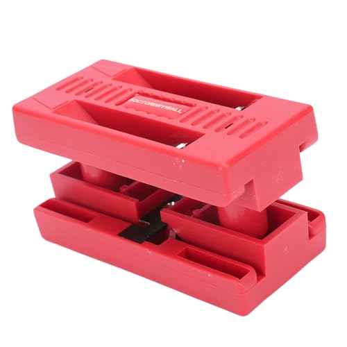 YWBL-WH Schaltkanten -Bänderschneider, PVC -Klingen und Stahlblätter, Langlebiger Trimmer mit 6 Klingen, für Holzbearbeitungsprojekte, 0,5 Mm Dicke, 2 Sets Klingen, Rot, von YWBL-WH