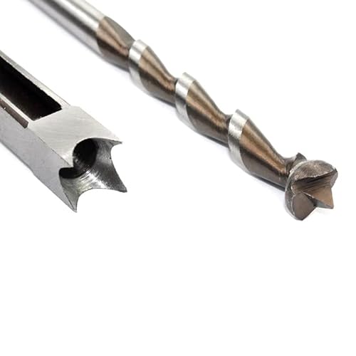 YWBL-WH Square Loch Mortiser Drill Bit Premium -Lager -Stahl Meißelbohrer Bit für den Langfristigen Gebrauch für Vielseitige Holzmaterialien (8 mm / 0,31 Zoll) von YWBL-WH