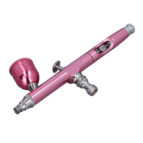 YWBL-WH Tragbare Airbrush-Pistole für Nail Art, 0,3 Mm Düsendurchmesser, Verstellbares Spray mit Flüssigkeitskontrolle, Musterkontrolle für Modellfärbung, Kuchendekoration von YWBL-WH