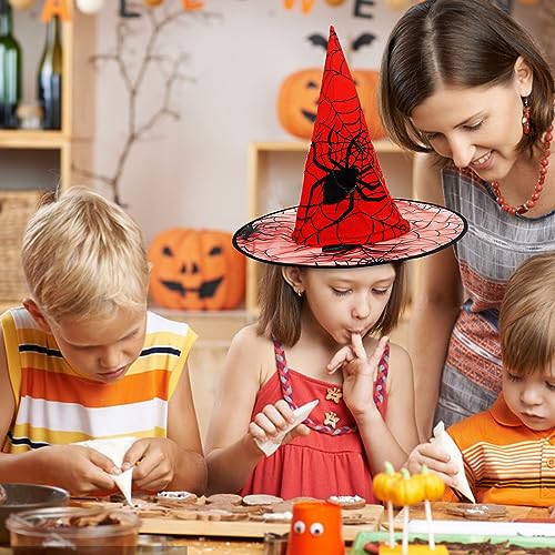 YWBleked Halloween Deko Outdoor Hexenhüte für Frauen, Kinder, Halloween, Kostüme, Zubehör, faltbarer Hexenhut Deko Zimmer Buch Ereignishorizont (Green, One Size) von YWBleked
