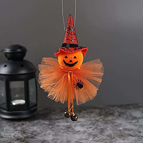 YWBleked Happy Halloween Hut Kürbis Karneval mit Hema Thanksgiving-Mantel handgefertigte Plüschdekoration & Halloween Deko für Zimmer Schubladenbox Kleiderschrank (D, One Size) von YWBleked