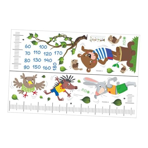 YWJLQH Höhenmessung Wandaufkleber Cartoon für Jungen Und Mädchen, C YWJLQH Höhenmessung Wandaufkleber Cartoon für Jungen Und Mädchen, C von YWJLQH