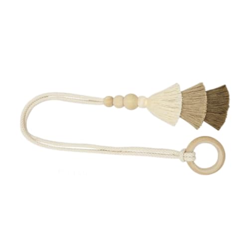 YWJLQH Vorhanghalter, Dekorativ, DIY, Einfache Holzperlen, Vorhang Raffhalter, Raffhalter YWJLQH Vorhanghalter, Dekorativ, DIY, Einfache Holzperlen, Vorhang Raffhalter, Raffhalter von YWJLQH