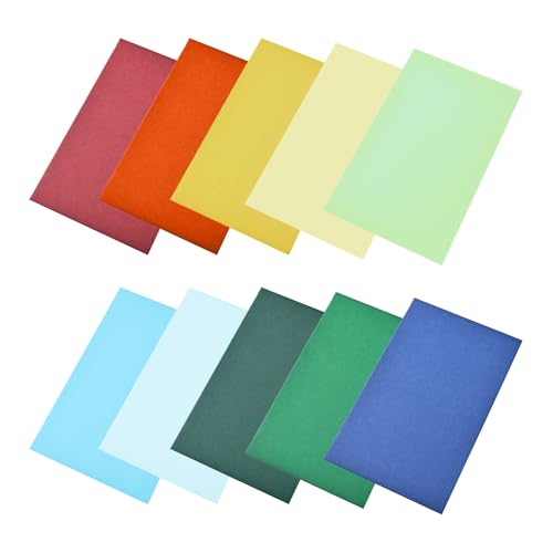 YWKJDDM Klein Liniert Notizbücher, 10 Stück Notizbuch, A5 PU Leder Bunte Schreiben Notebook, Journal Tagebuch Notizblöcke Schulhefte (8 Farben) von YWKJDDM