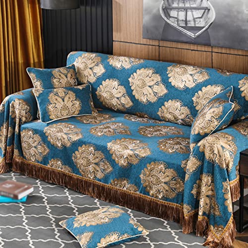 YWQJL Schnittsofabezüge, Sofabezüge Aus Besticktem Jacquardstoff, Mit Fransenrock, Für Jede Kissencouch, Geometrische Sofabezüge für Wohnzimmer, rutschfeste Couchbezüge für Hunde,A-67x118in YWQJL Schnittsofabezüge, Sofabezüge Aus Besticktem Jacquardstoff, Mit Fransenrock, Für Jede Kissencouch, Geometrische Sofabezüge für Wohnzimmer, rutschfeste Couchbezüge für Hunde,A-67x118in von YWQJL