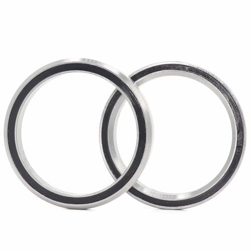 458 Fahrrad-Headset-Lagerabdeckung, 36,8 x 45,8 x 6,5 mm, 45/45 Grad verjüngte obere und untere Lager aus Chromstahl 458 Fahrrad-Headset-Lagerabdeckung, 36,8 x 45,8 x 6,5 mm, 45/45 Grad verjüngte obere und untere Lager aus Chromstahl von YWRWUPMGK